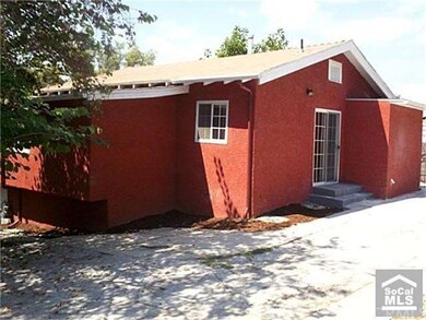 Rear of home