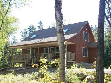 Front of home facing water