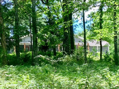 Nestled among mature trees for seclusion...