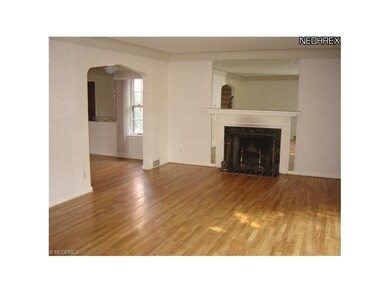 Spacious living room with gorgeous hardwood floors