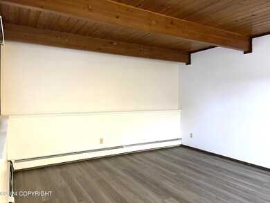 Laminate flooring & wooden ceilings