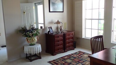 Dining Room Being Used as an Office