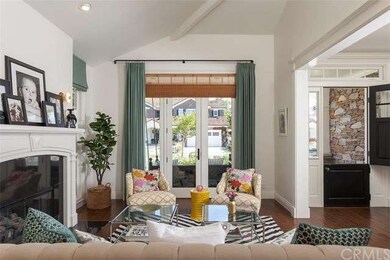 Formal living room with front porch access
