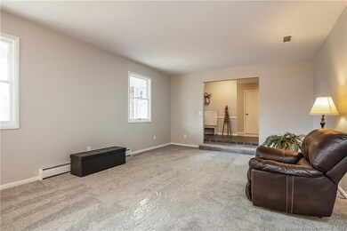 Step down living room