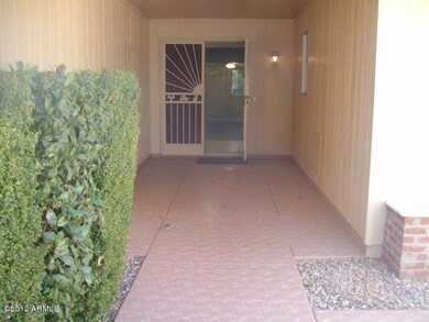 Front view from Gate