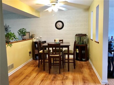 13x10 dining area is open and bright ....