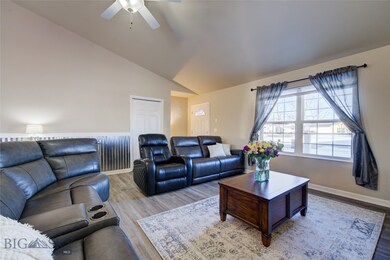 Open Living/Kitchen/Dining Area