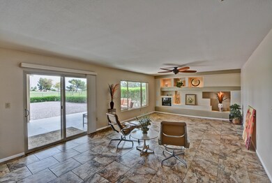 LIVING RM WITH BUILT-IN DISPLAY AREA