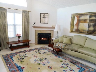 Living Room with Fireplace