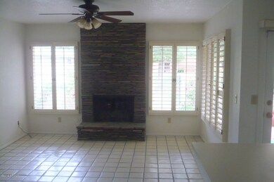 Family room with fireplace