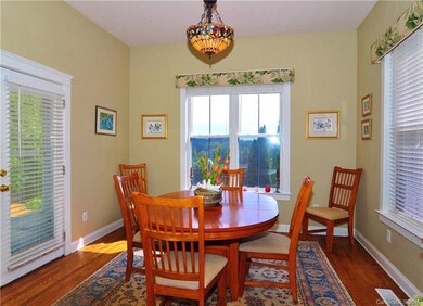 Dining area with a view.