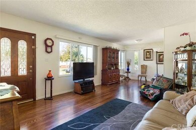 Living room with beautiful hardwood floors