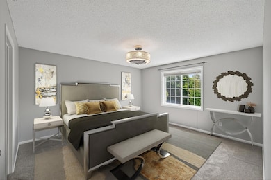 Primary Bedroom. Image has been virtually staged.