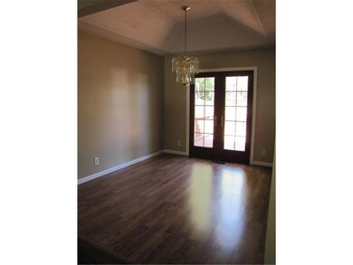 Dining room with french doors offers indoor/outdoo