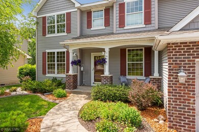 Beautiful stamped concrete sidewalk.