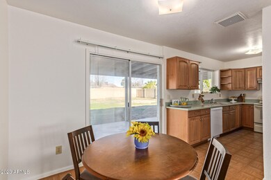 Ample dining space