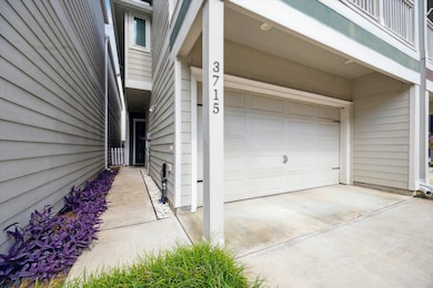 Walkway leading to the front door of the property.