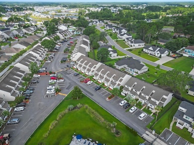 Aerial view of property's location in Surfside Beach, SC