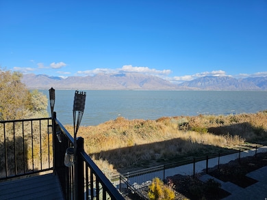 Water view with mountains