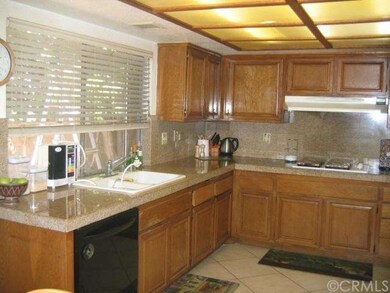 Executive sink and window overlooking back yard.