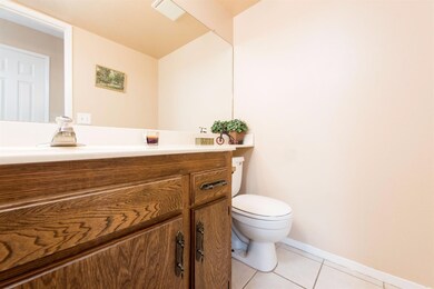 Downstairs half bathroom.