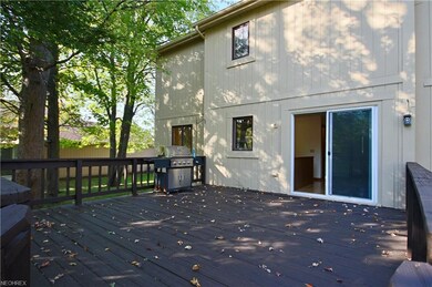 Freshly painted deck