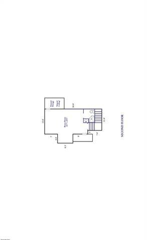 Upper level floor plan