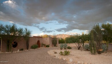 From the Circular Driveway w/Catalinas