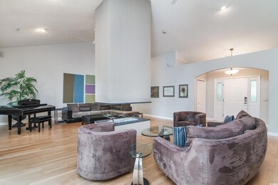 Double sided fireplace