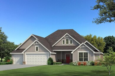 Craftsman-style home with driveway, a garage, a sh