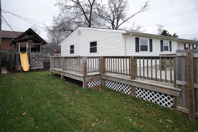 Side deck and playhouse area