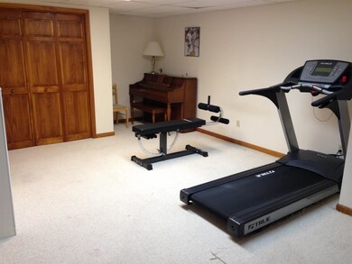 Perfect for a workout room, hobby room, or a 5th b