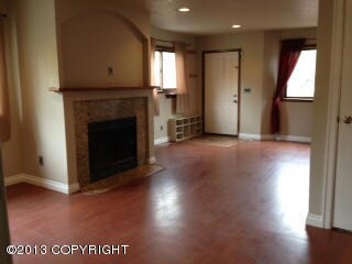 Living/Dining w/Fireplace