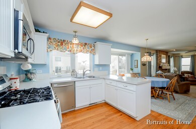 Kitchen with all new stainless steel appliances