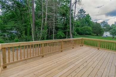 Deck with a yard
