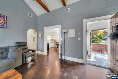 Glistening hardwood floors