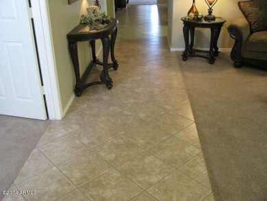 Tiled floor
