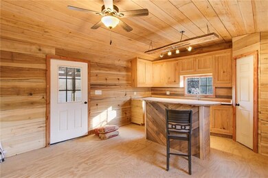 Kitchen and living area