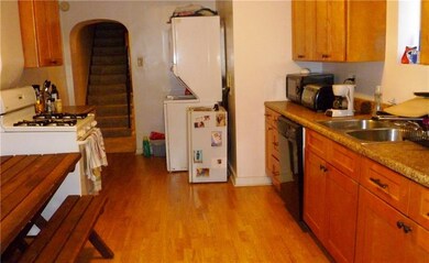 Eat-in-Kitchen with laminate flooring