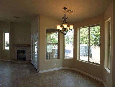 View of breakfast nook