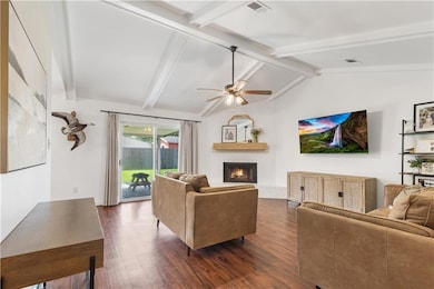 Living room view from foyer