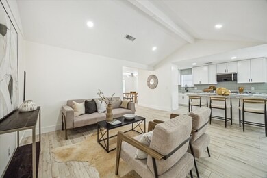 The open flow into the kitchen is ideal for gather