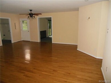 View of Living Room and Entrance to Family Room an