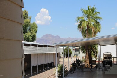 View of Superstitions at Front Veranda