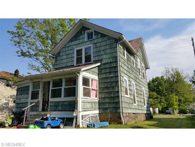 Rear view showing porch
