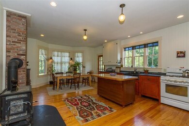 Open Kitchen and dining room with...
