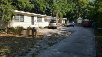 View from the end of the driveway