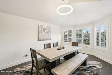 Formal Dining Area with Shutters