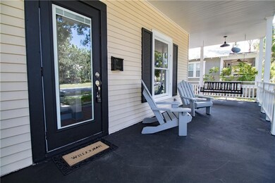 lower front porch