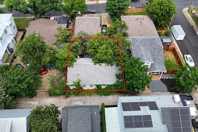 Aerial perspective of suburban area featuring pro